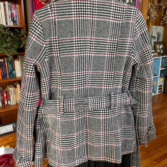 Dollhouse Jackets & Coats Nyc Dollhouse White Black Red Plaid